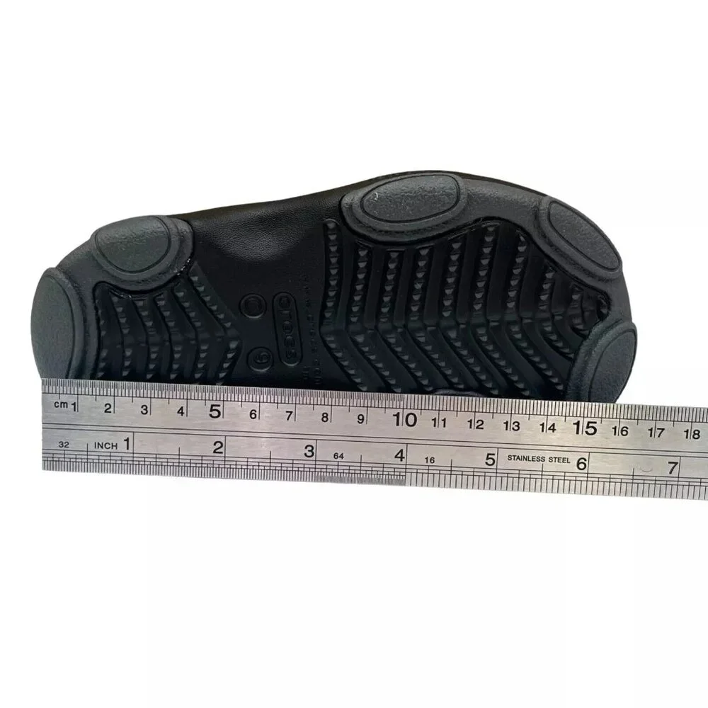 Crocs All Terrain Toddler Boys Fisherman Sandals Size 9 Black Closed Toe Slip-on